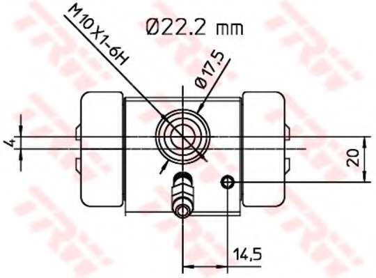 TRW BWH255 Wheel Brake Cylinder